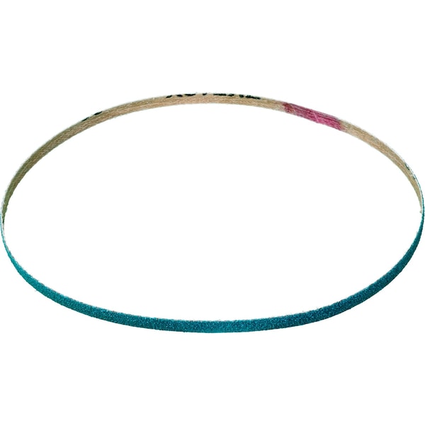 Pferd Coated Belt, Zirc, 1/4"x18", 80 Grit, 1/4" W, 18" L, Coated, Zirconia Alumina, 80 Grit 49695 - main